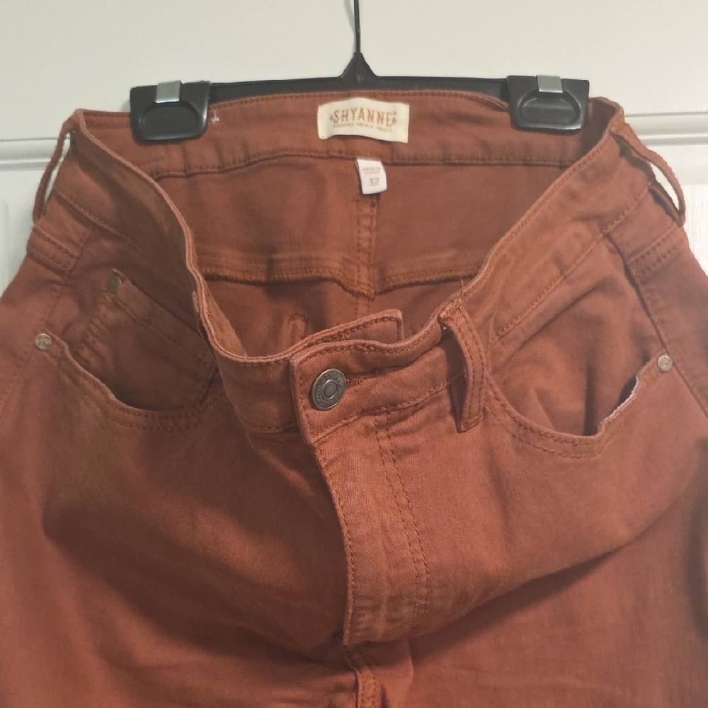 Shyanne Rust Flare & Wide Leg Jeans - Picture 5 of 7